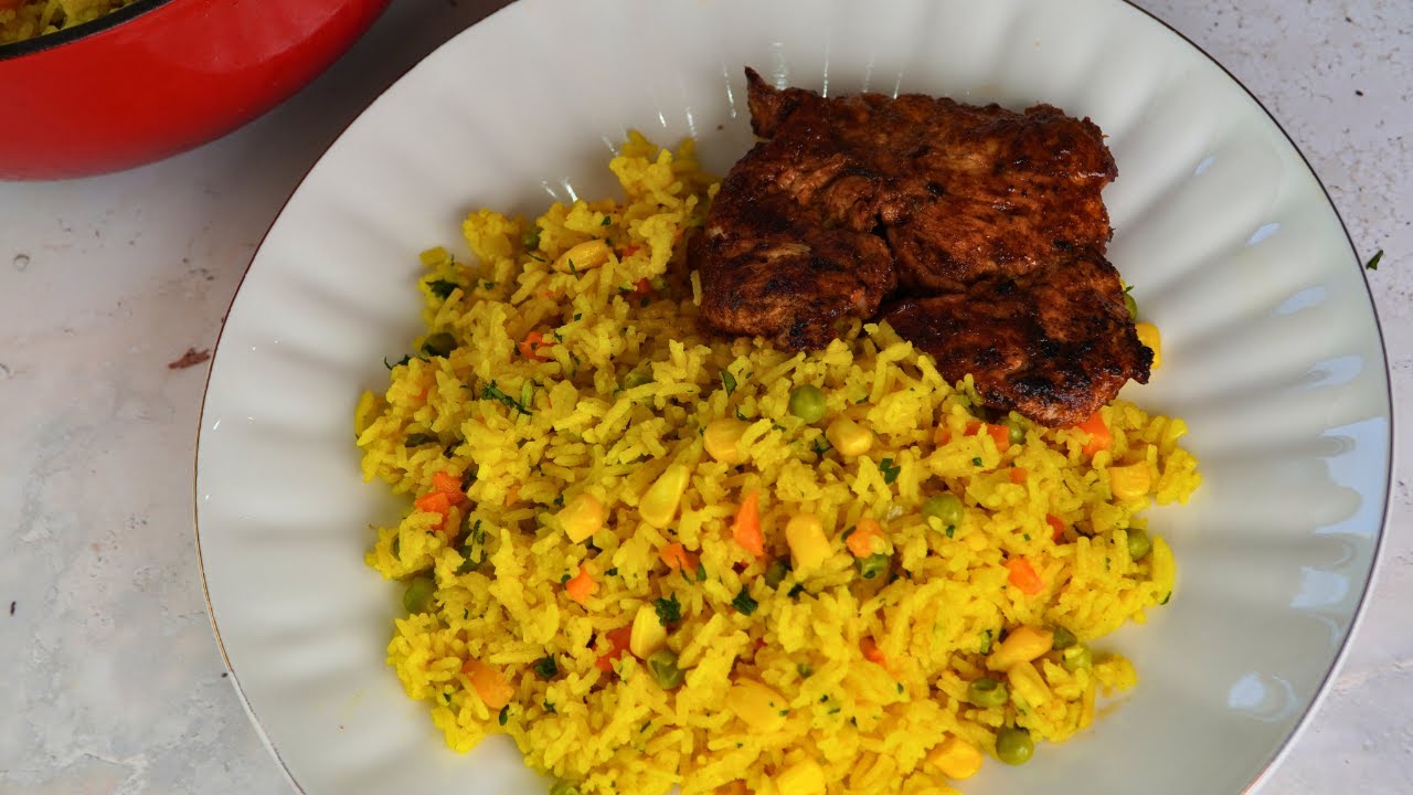 🇵🇪 Arroz a la Jardinera Peruano | Arroz con Pollo Frito