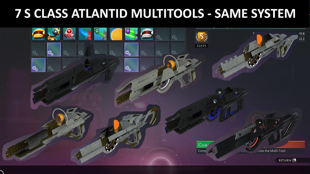 No Man's Sky - 7 S Class Atlantid Multitools