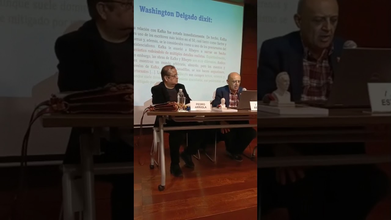 CONFERENCIA SOBRE JULIO RAMÓN RIBEYRO Y SU RELACIÓN CON KAFKA: 