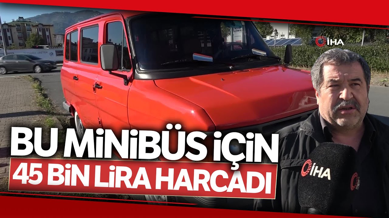 Klasik Araba Tutkunu Minibüsü İçin Servet Harcadı