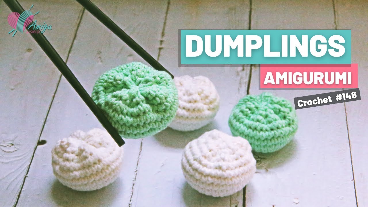 #146 | Dumplings  Easy Amigurumi  | Crochet Amigurumi Cake | Step-by-Step Tutorial | AmiguWorld