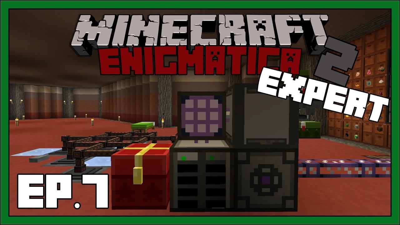 Enigmatica 2: Expert - EP7 - New New Base & Basic AE2 - Modded Minecraft 1.12.2