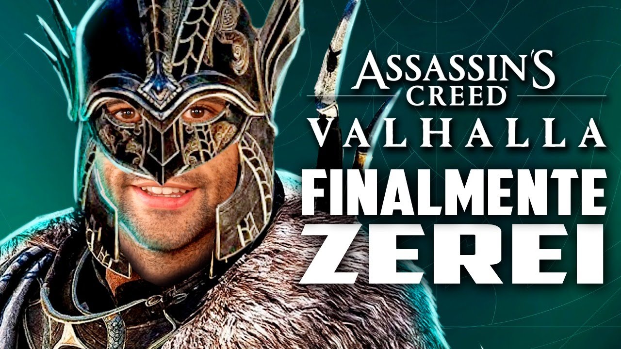 FINALMENTE ZEREI o Assassin's Creed Valhalla e peguei o set do Thor COMPLETO