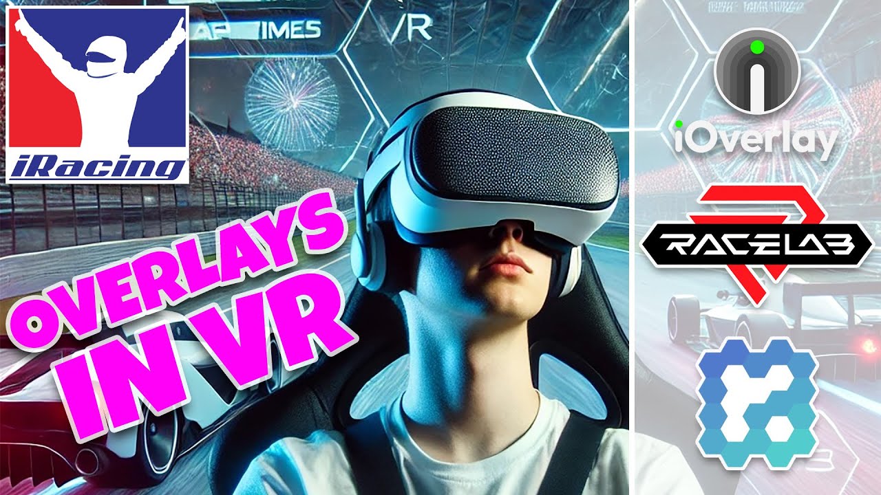 How to use overlays in iRacing with VR (iOverlay, Racelab, KAPPS, OpenKneeboard, OpenXR)