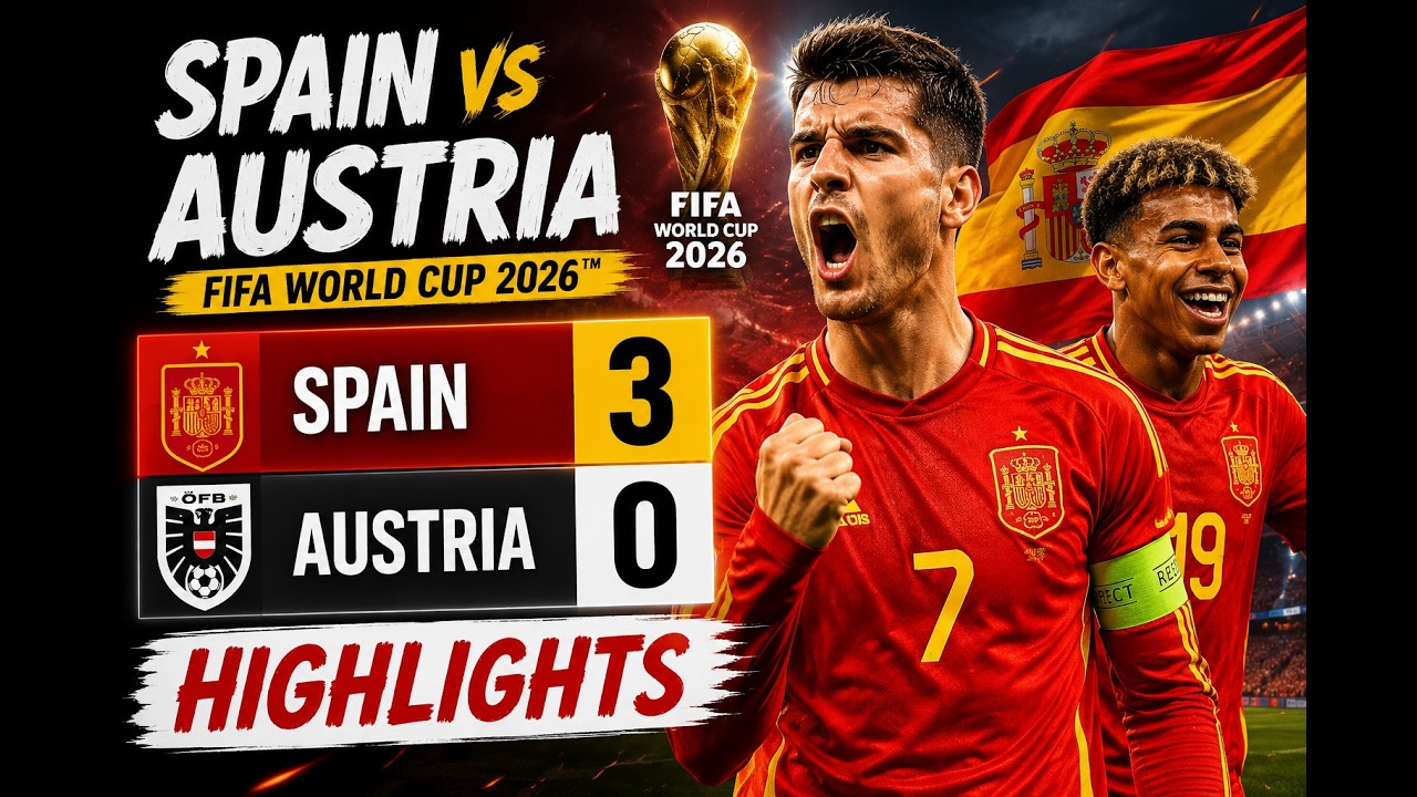 SPAIN 3-0 AUSTRIA! 🇪🇸 Mikel Oyarzabal Masterclass Sends La Roja To Quarter-Final WorldCup Highlights