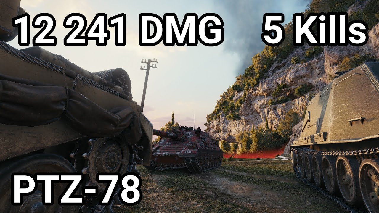 PTZ-78 - 12 241 damage / 5 kill / 3 930 blocked / 253 assist