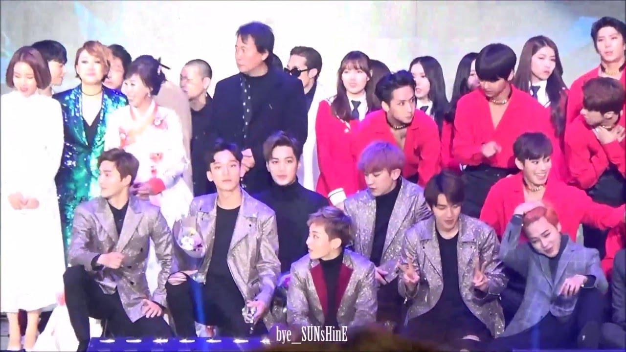 160217 GAONCHART K-POPAwards EXO【Ending＋PhotoSession】SEHUN Focus