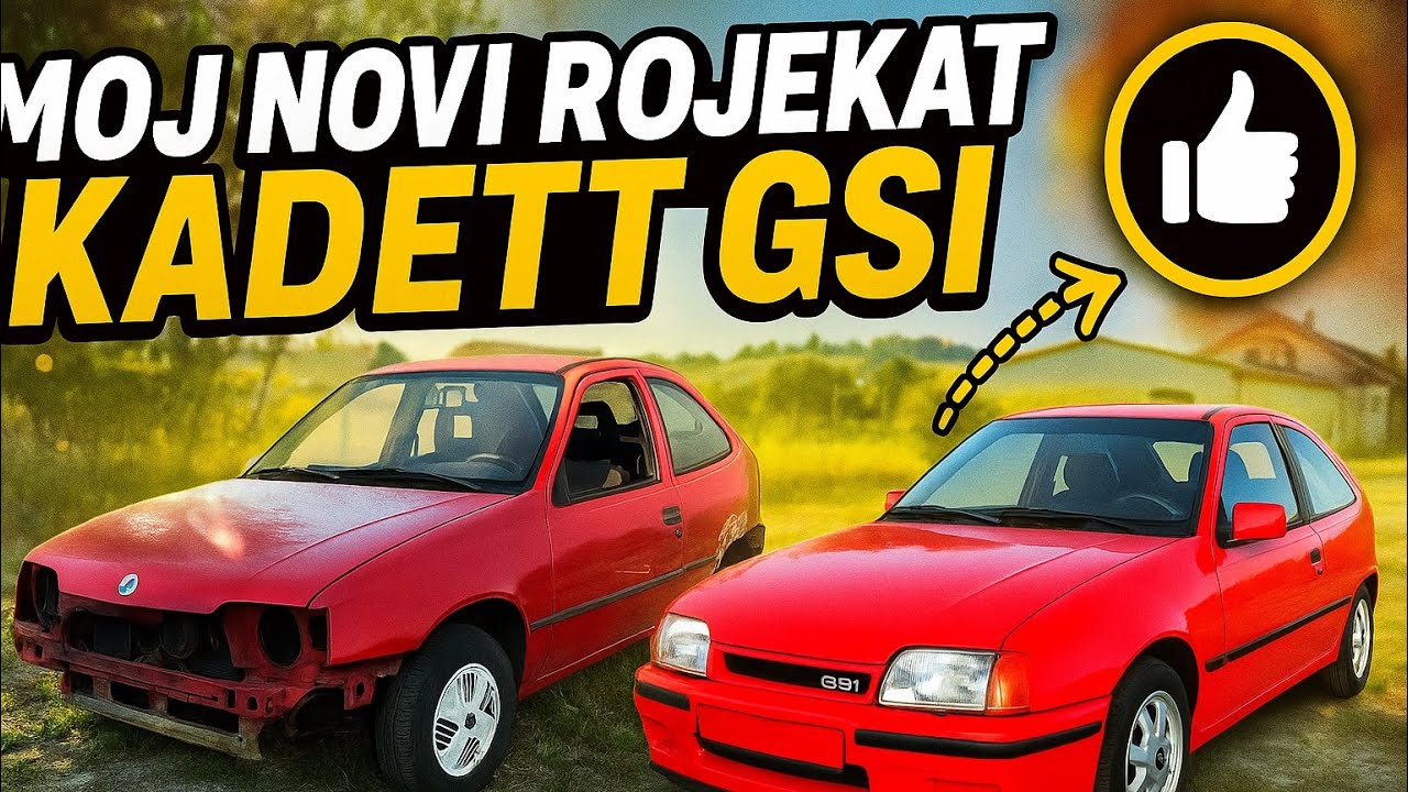 KUPIO SAM SVOJ NOVI PROJEKAT - OPEL KADET GSI!
