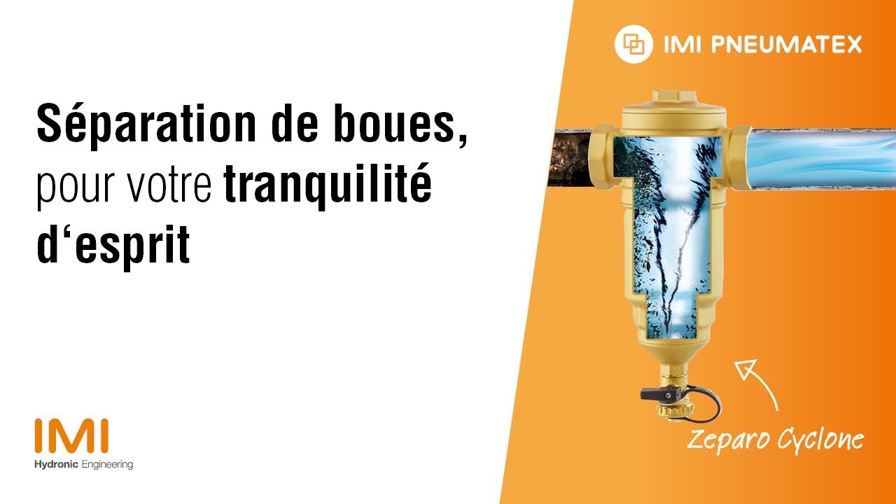 IMI Pneumatex - Zeparo Cyclone: séparation de boues jusqu'à 9 fois plus efficace