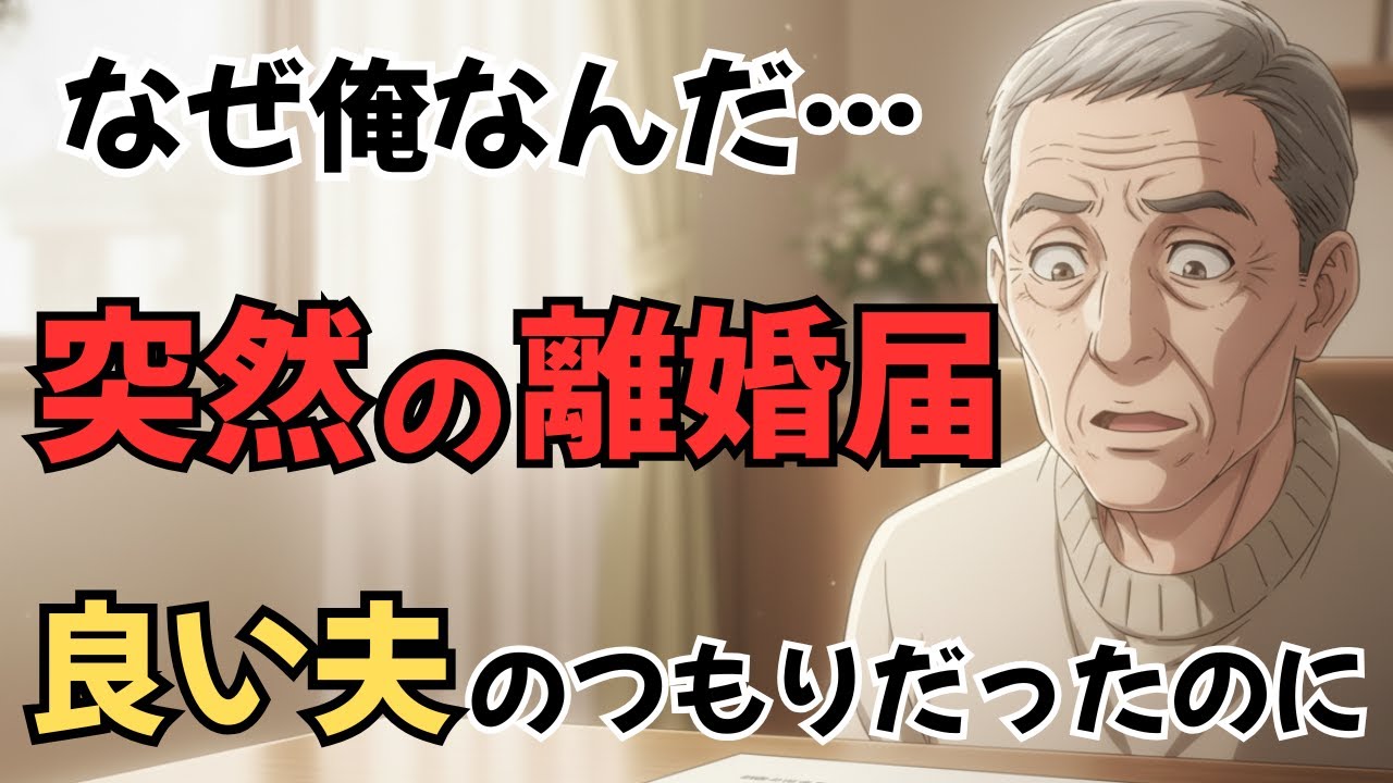 定年後、いつもと変わらないはずの食卓に置かれた離婚届。35年連れ添った妻の“沈黙の理由”と、真面目に生きてきた夫が見落としてきた大切なものとは。【夫婦編】#4