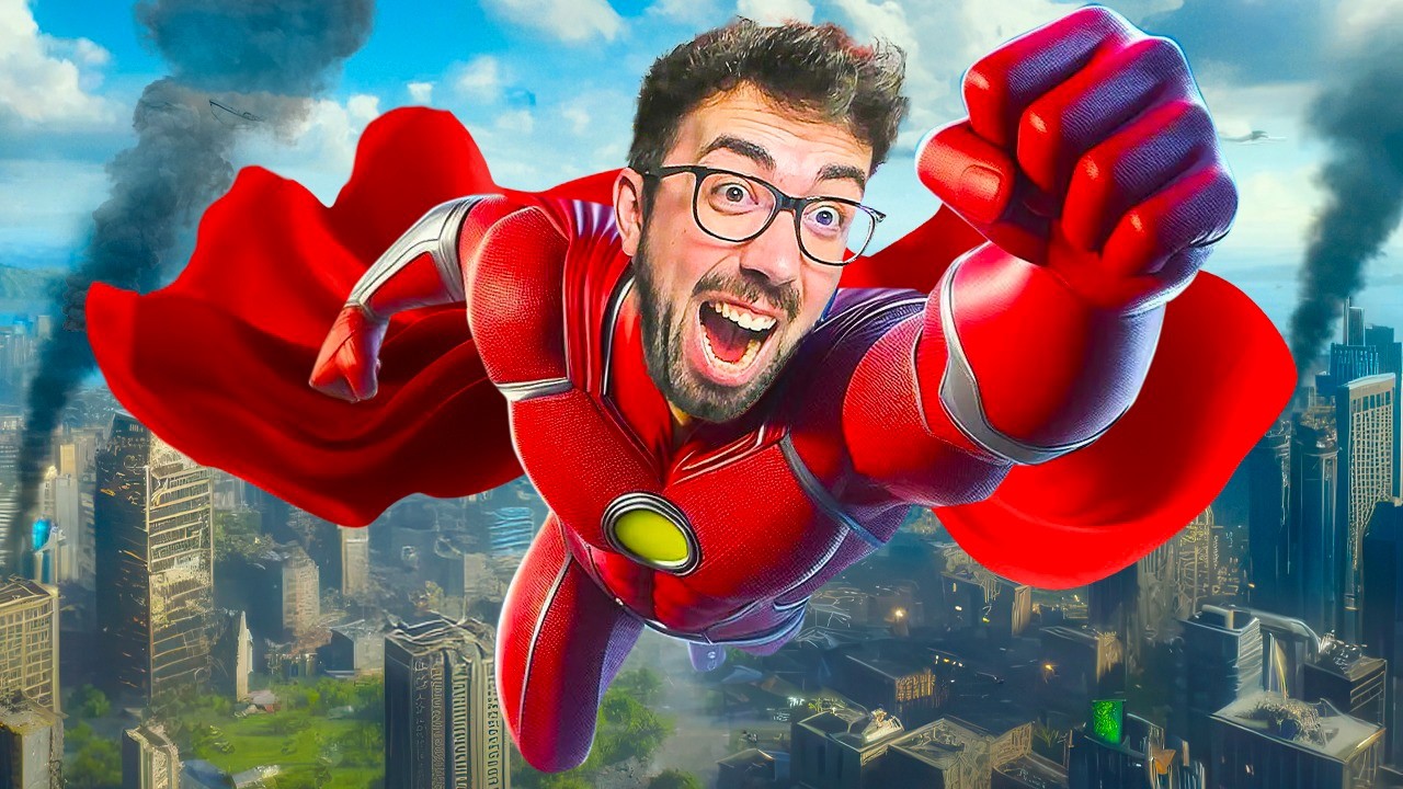 SIMULADOR DE SER SUPER HÉROE en MUNDO ABIERTO 😂 | Superhero Simulator