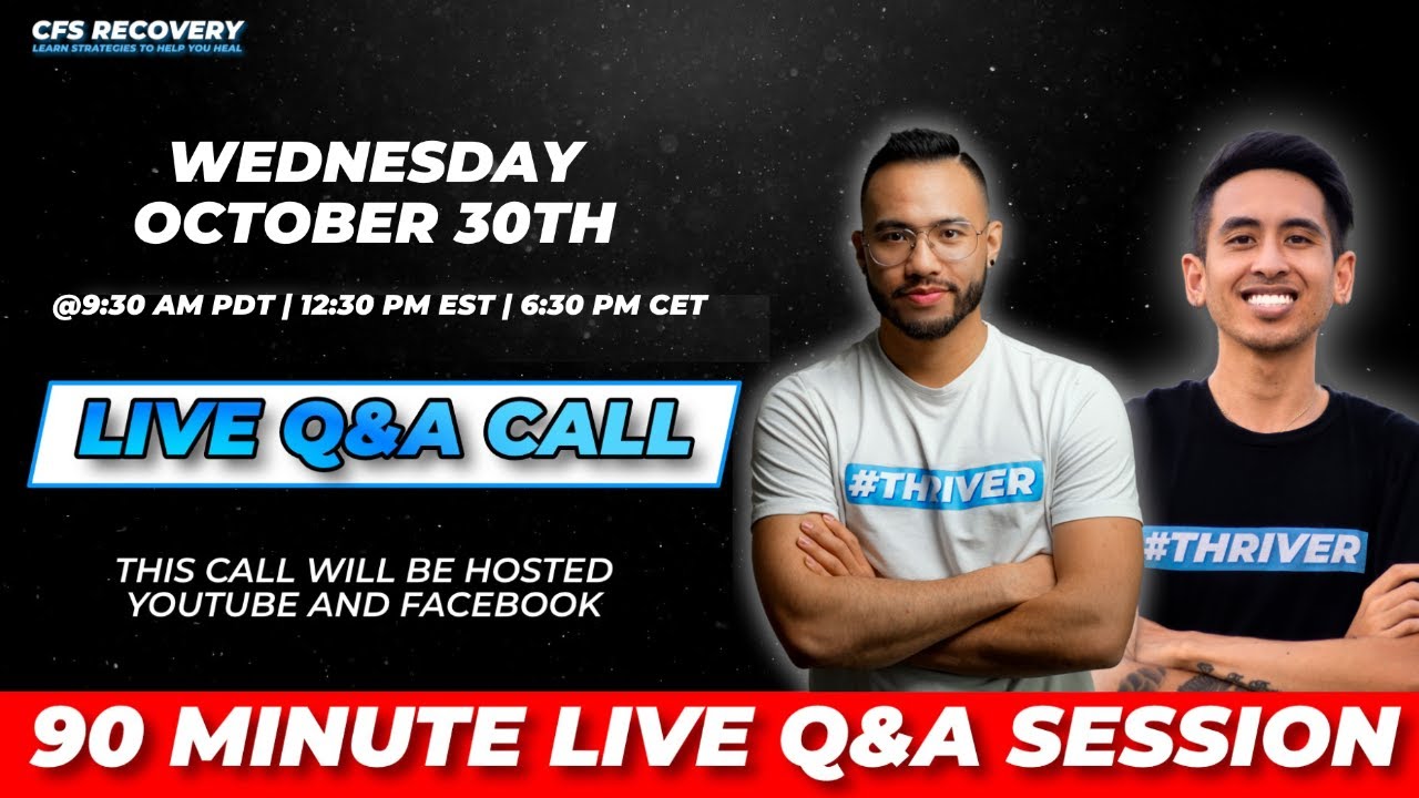 CFS Recovery Q&A Livestream with Miguel & Junior!