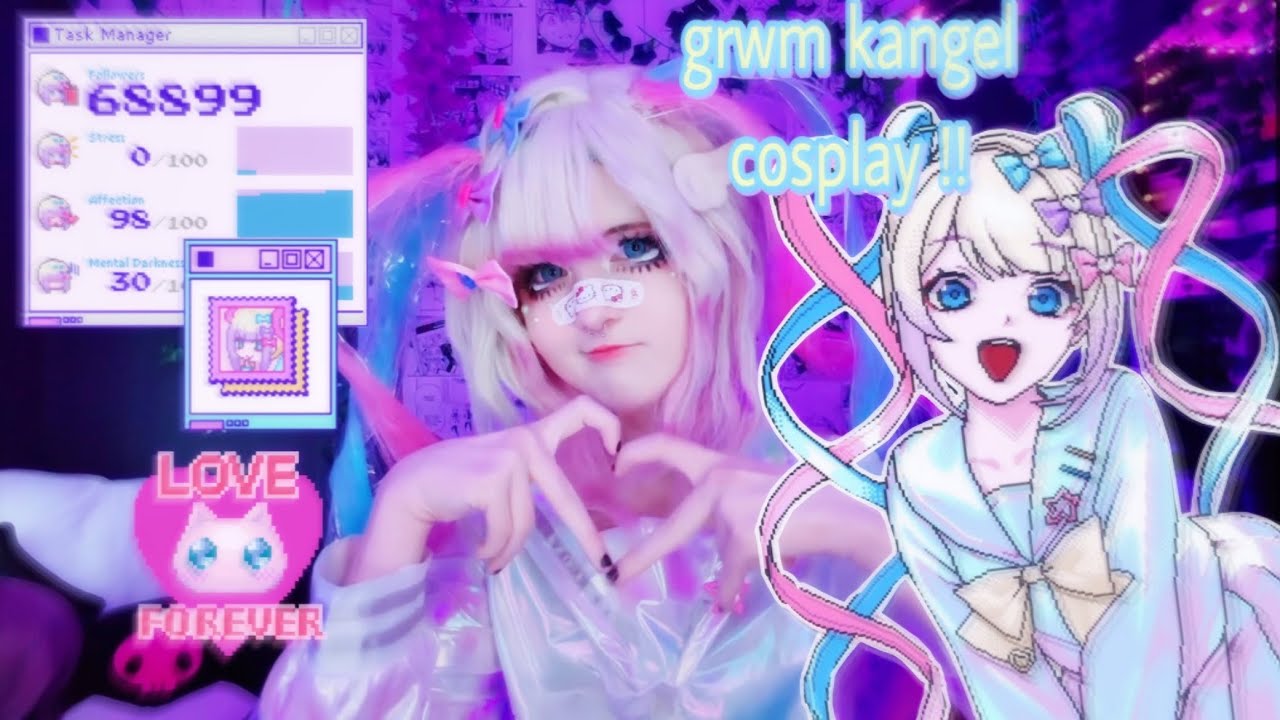 an idiot gets into kangel cosplay | cosplay GRWM