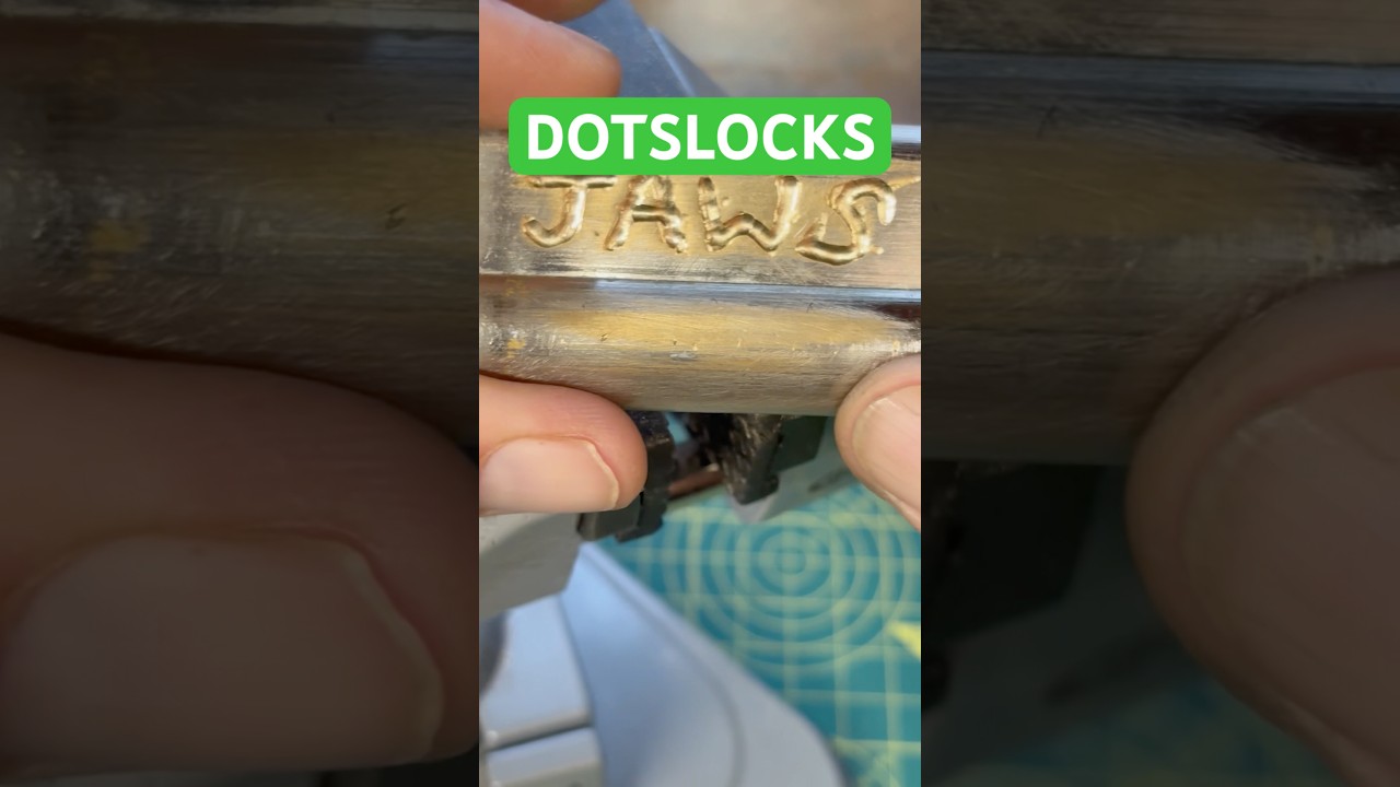(996)&ldquo;JAWS&rdquo; Challenge Lock Number 0.5 by DOTSLOCKS&hellip;.#365hours #lockpicking #locksport #challengelock