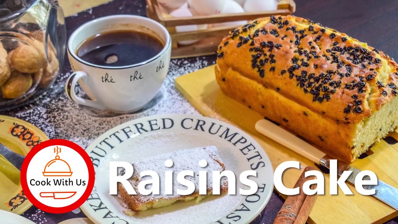 Raisins Cake Recipe | Sponge Cake | Cook With Us