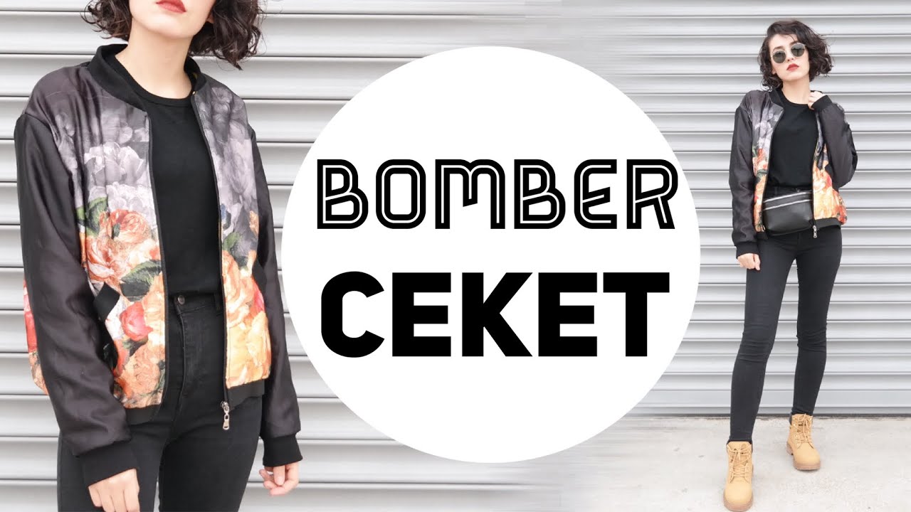 BOMBER CEKET DİKİMİ | DIY Bomber Jacket | Damla Toral