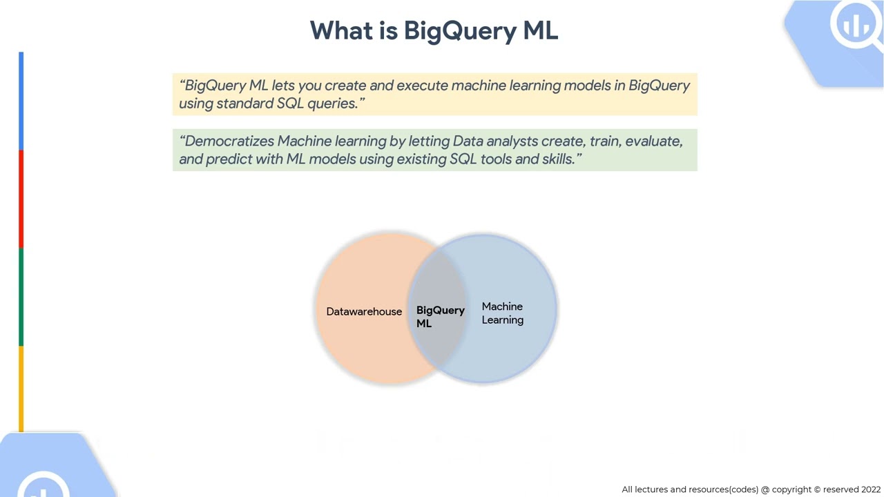 BigQuery ML -  Machine learning in Google cloud using SQL