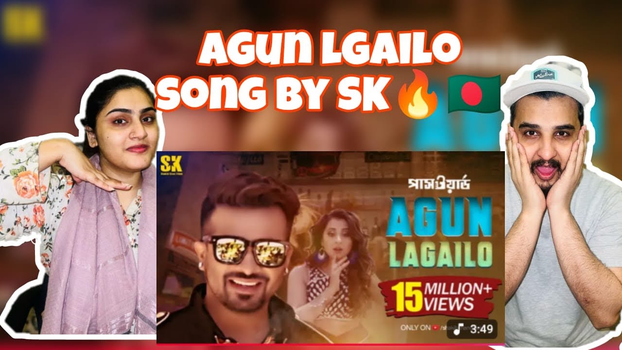 Pakistani couple reaction on Shakib khan movie Password Song | Agun Lagailo| Bubbly 😍🔥♥️