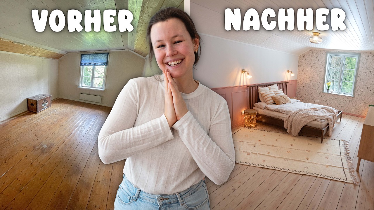4 Monate Schlafzimmer Renovierung in Schweden (DAS FINALE) 🇸🇪