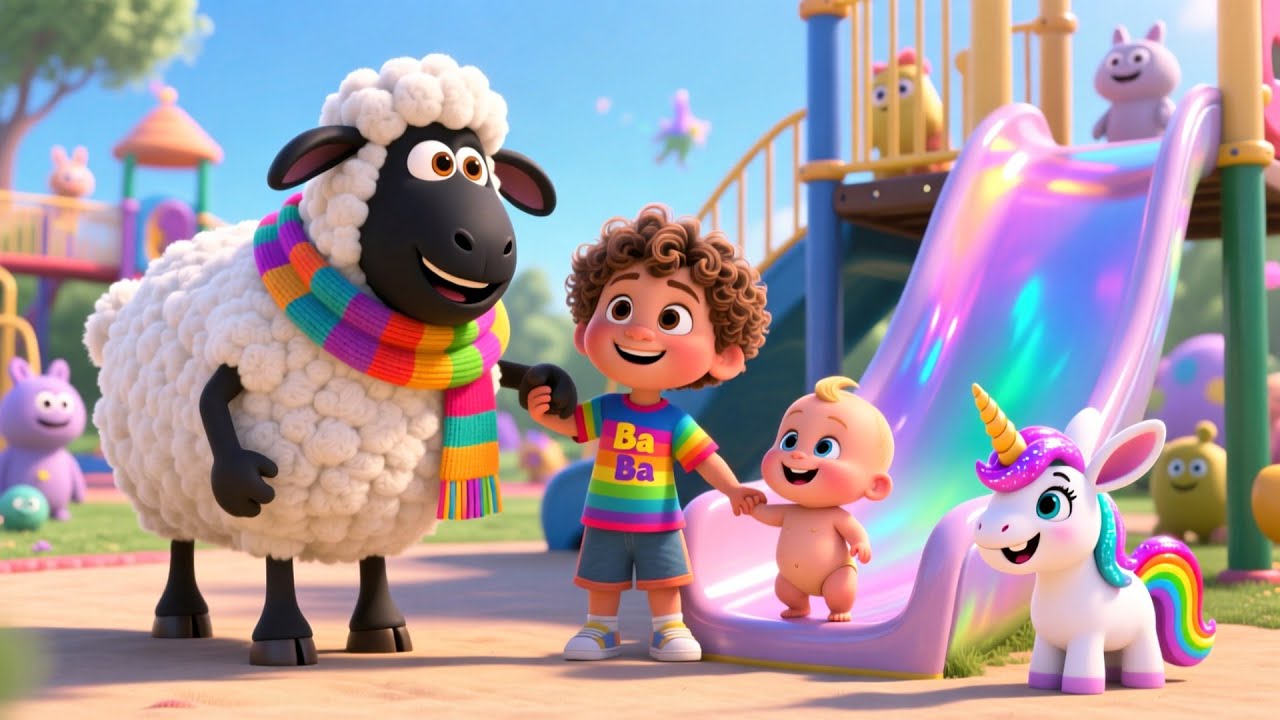 Ba Ba Black Sheep and Baby Enjoy the Fun | Fun Kids Song | Classic Nursery Rhyme