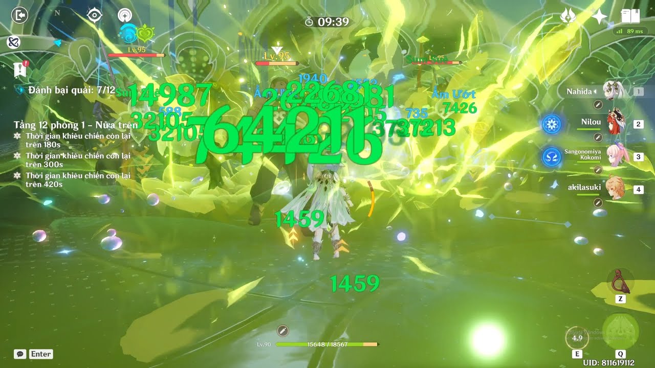 Nahida -Nilou-Kokomi so broken,  Abyss 3.2