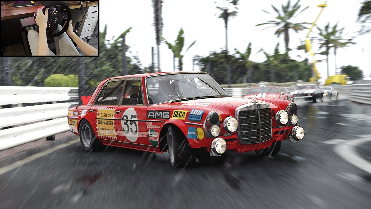 Wet Monaco Race + Crash | Project CARS 3 - Steering Wheel Gameplay