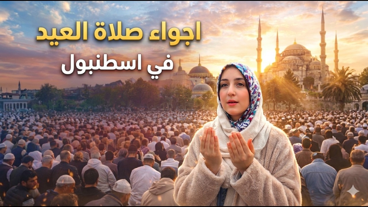 لن تصدقوا أجواء صلاة العيد في إسطنبول 😱🇹🇷 | من جامع السلطان أحمد