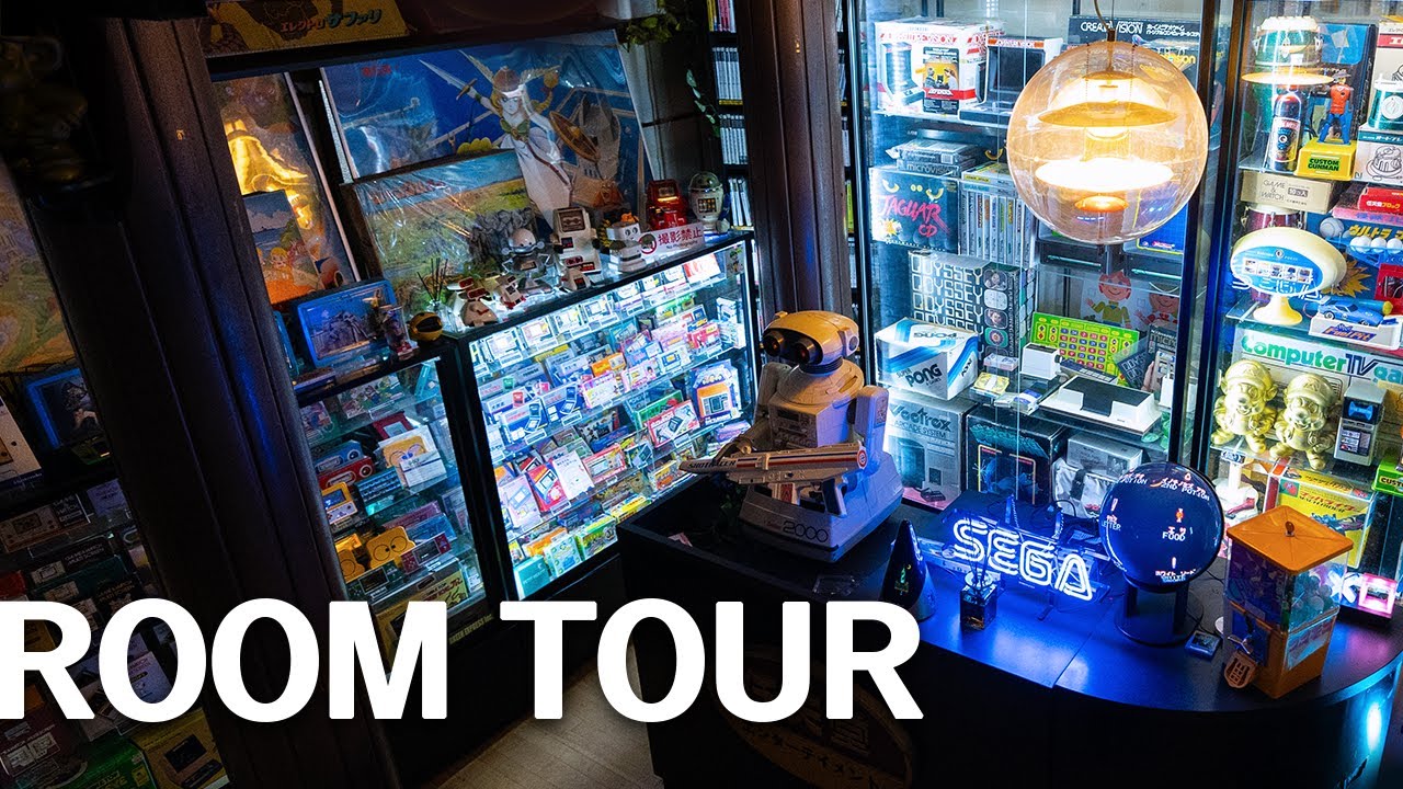 【ルームツアー】レトロゲーム＆ゲーセン部屋を実現！空き家を改装した男の趣味部屋【gameroom ゲームコレクション オタク部屋】