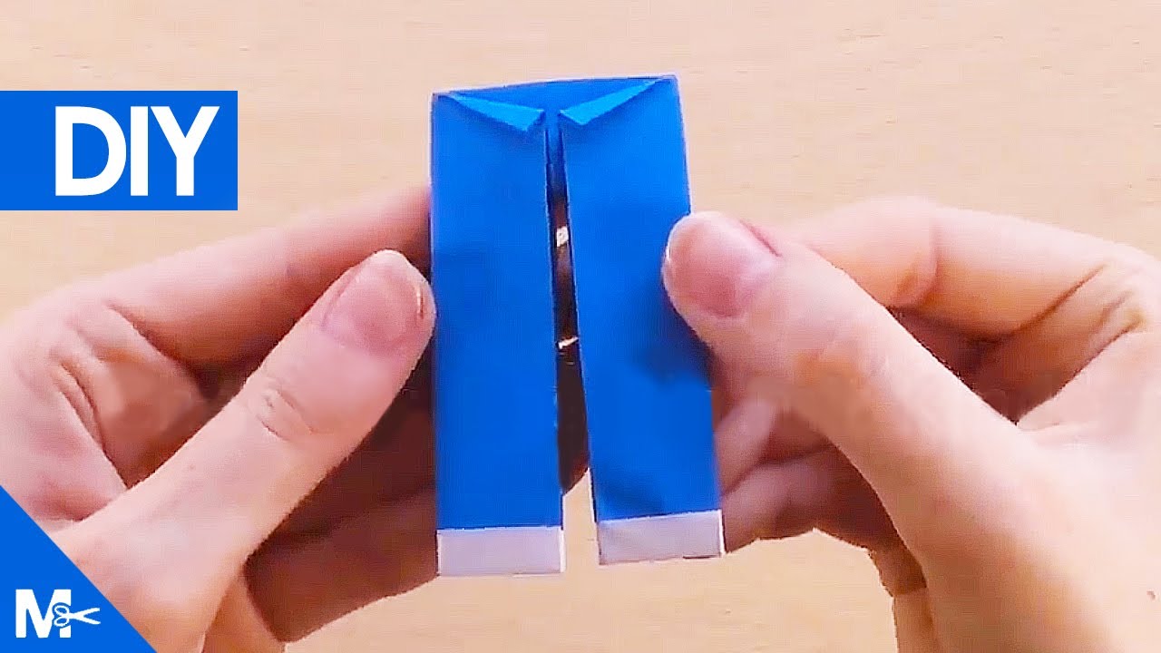 ► Como hacer PANTALONES DE PAPEL DIY fácil y rápido! 👖