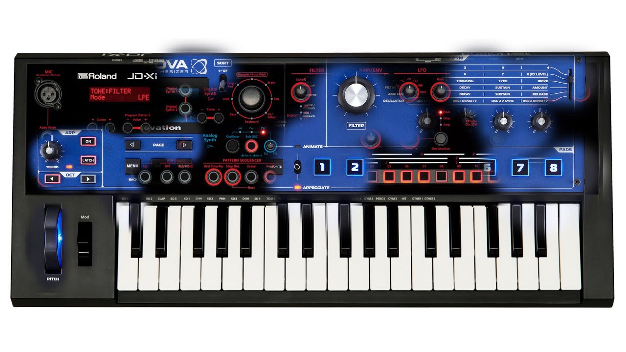 Novation MiniNova vs. Roland JD-Xi. Часть 2