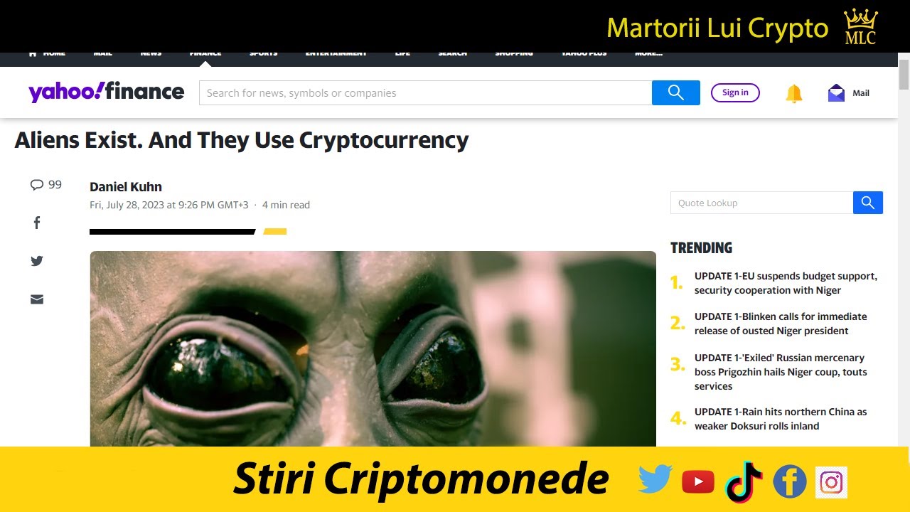 Stiri Crypto: Extratereștrii Există si Folosesc Criptomonede, Ripple XRP, Bitcoin, Shib, Ethereum