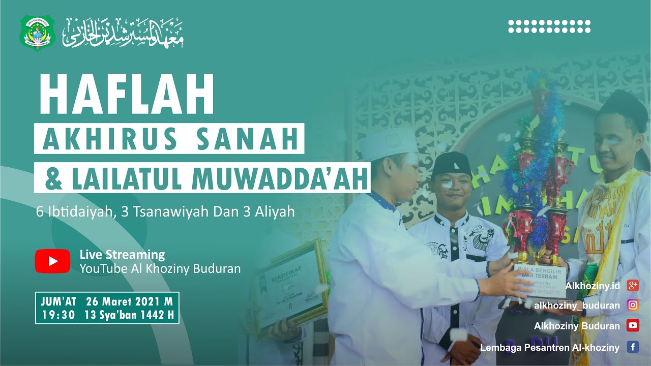 Pengumuman Bintang Kelas Dan Bintang Pelajar Madrasah Diniyah Al-Khoziny  2021 M /1442 H.