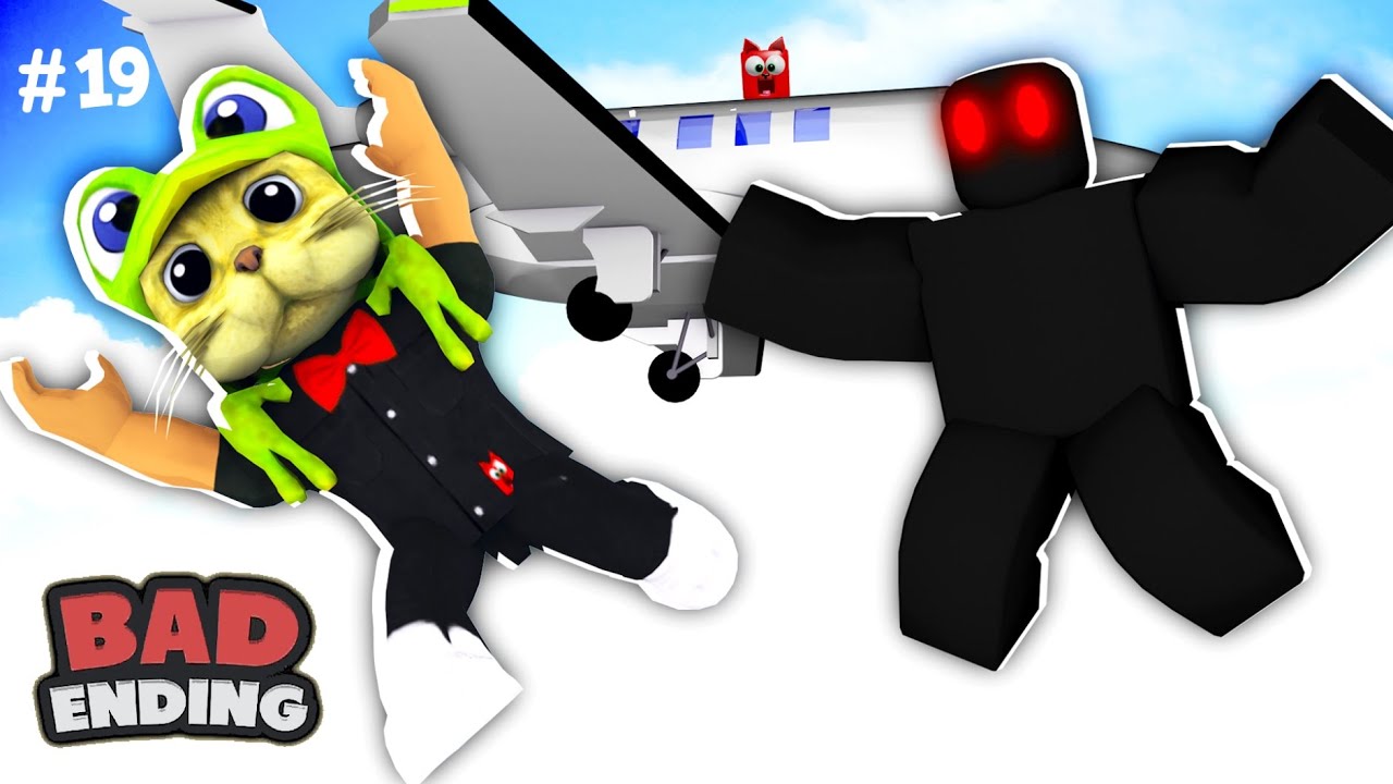 #19 Самолет 3 (Аэроплан 3) роблокс ПЛОХАЯ КОНЦОВКА | Airplane 3 [Story] roblox | Страшная история
