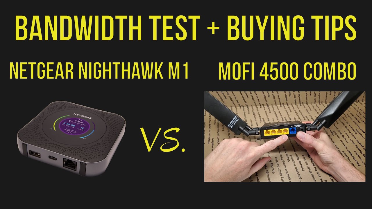 Netgear Nighthawk M1 VS. MOFI 4500 - Rural Internet Test PLUS Buyer tips and advice!