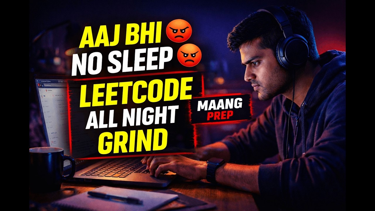 Aaj Bhi No Sleep 😤 | LeetCode All Night Grind