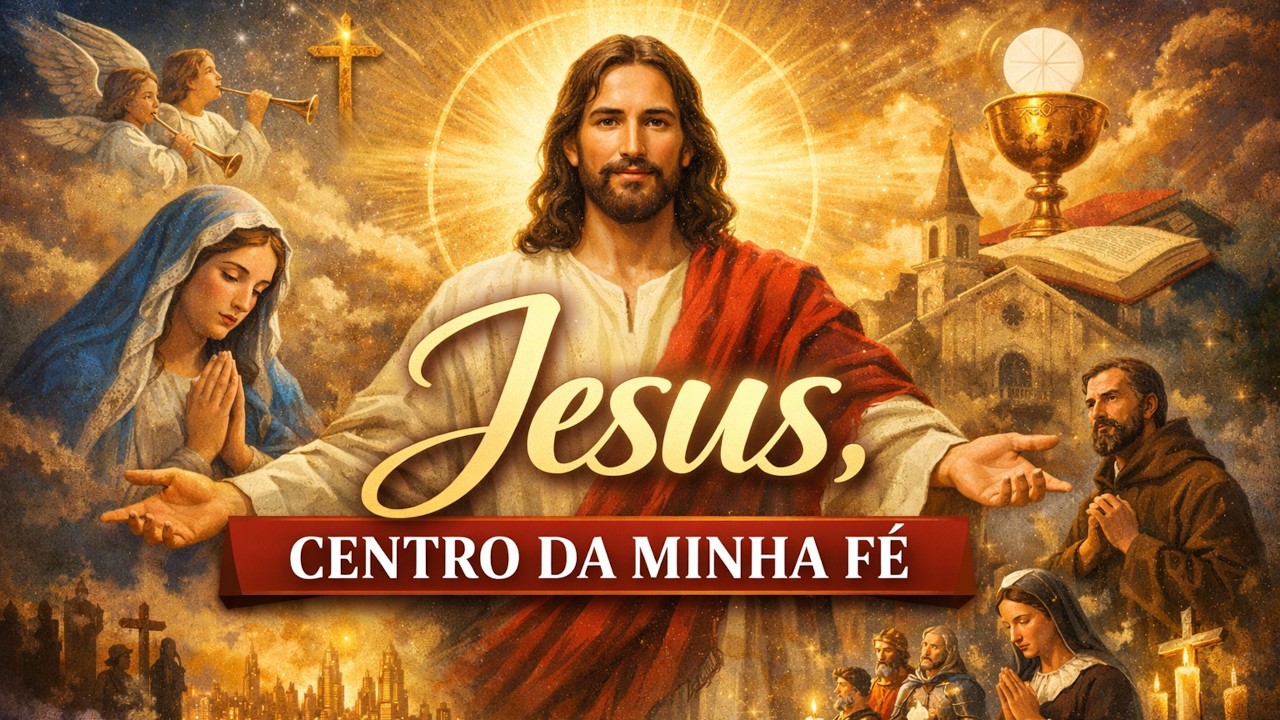 JESUS, CENTRO DA MINHA FÉ | Música de Adoração Católica | Baseada no Credo dos Apóstolos