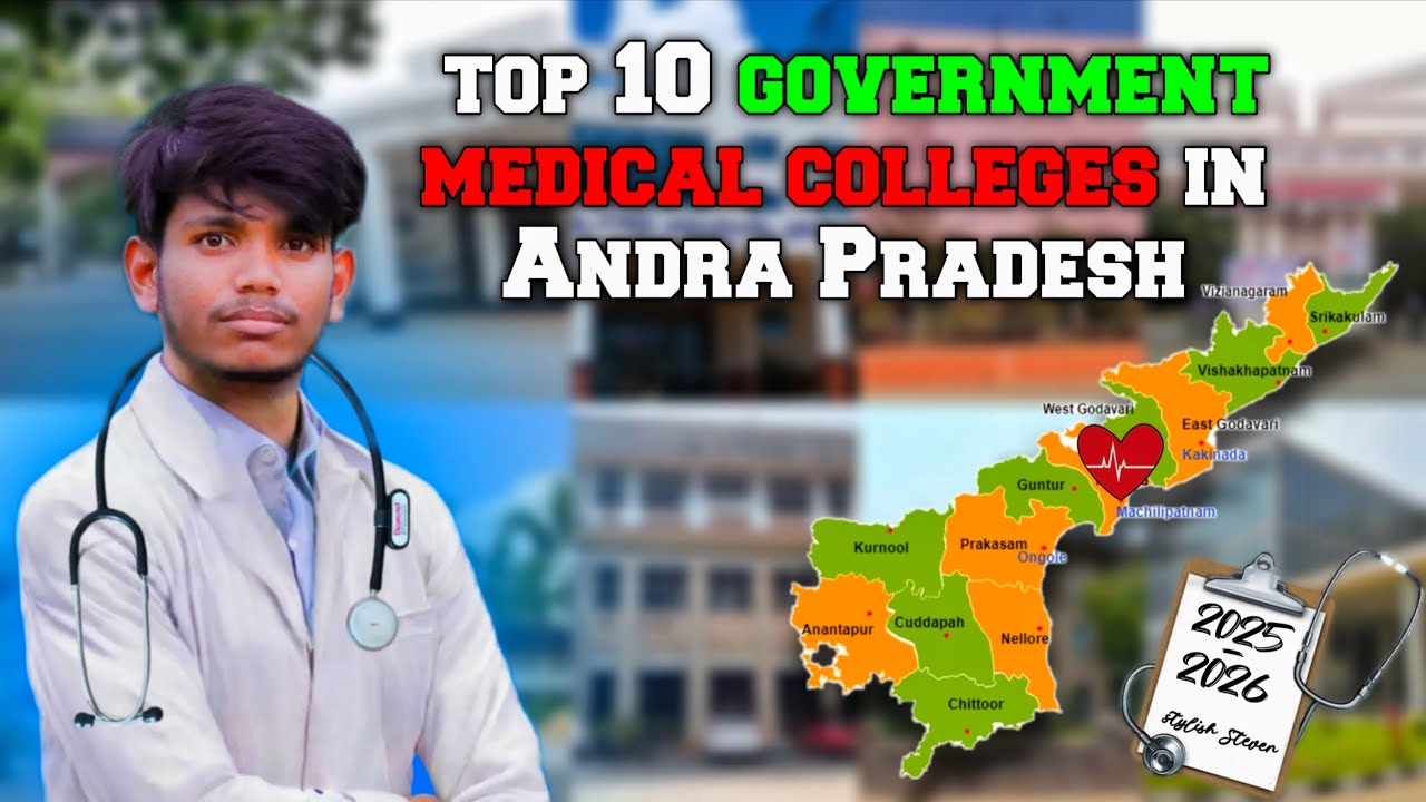 Top 10 Government Medical Colleges in Andhra Pradesh 2025 - 2026 | Best MBBS Colleges in AP