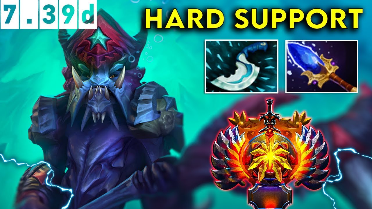 Slardar Immortal Hard Support  - Dota 2 Patch 7.39d Pro Pub Gameplay