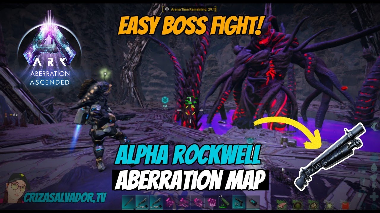 Битва с боссом Aberration Alpha Rockwell в ARK Survival Ascended