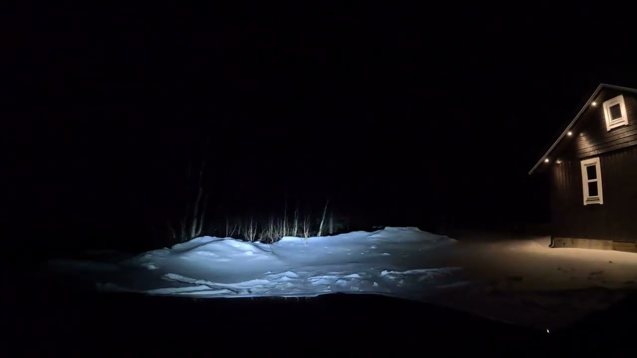 Tromso to Alta - Winter Drive - Time Lapse - Part 3