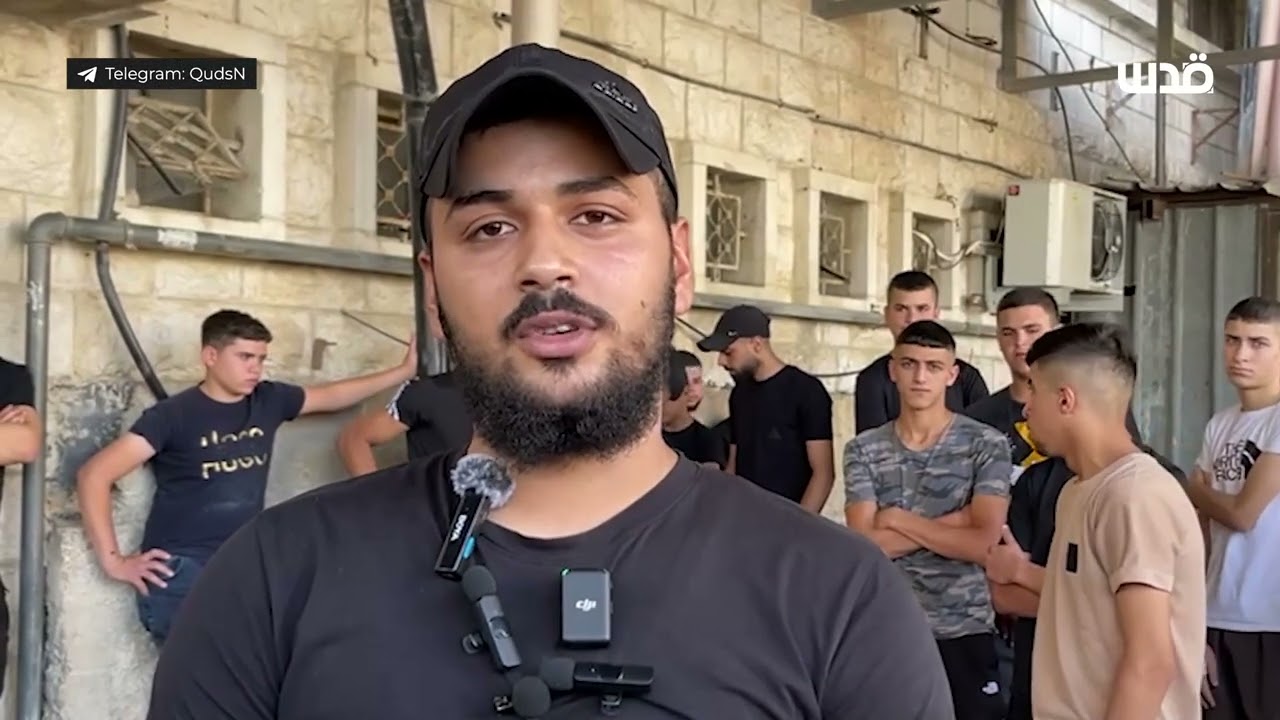 وداع وتشييع لؤي مشة وعلي حشاش في مخيم بلاطة شرق نابلس.
