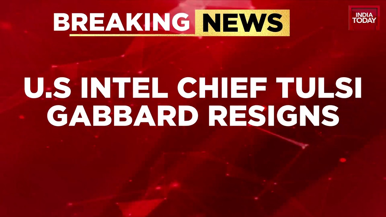 Breaking: Indian-Origin Tulsi Gabbard Resigns As Trump's Intelligence Chief | US News | World News