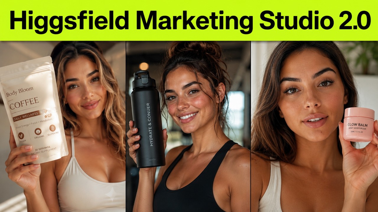 The New Higgsfield Marketing Studio is Insane