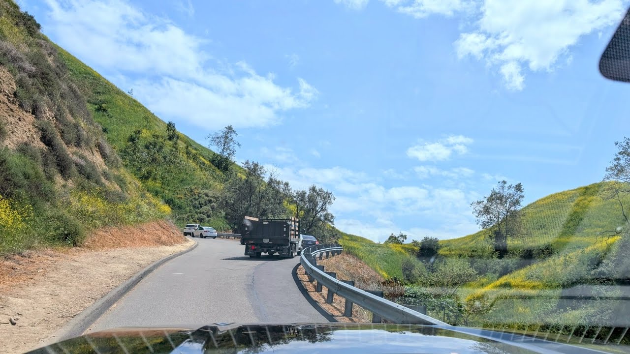 Road into Chino Hills State Park