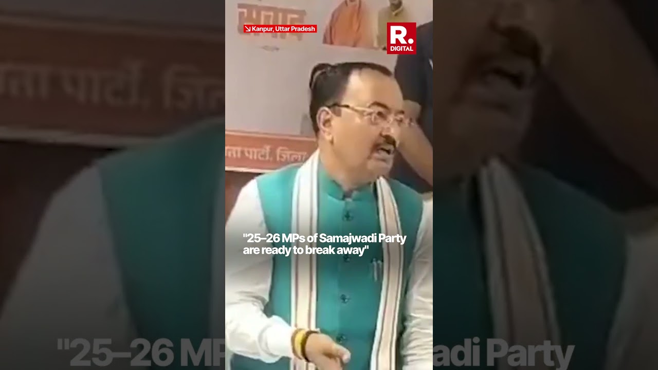 25-26 Akhilesh Yadav MPs Ready to Leave SP: UP Deputy CM Keshav Prasad Maurya's Huge Claim
