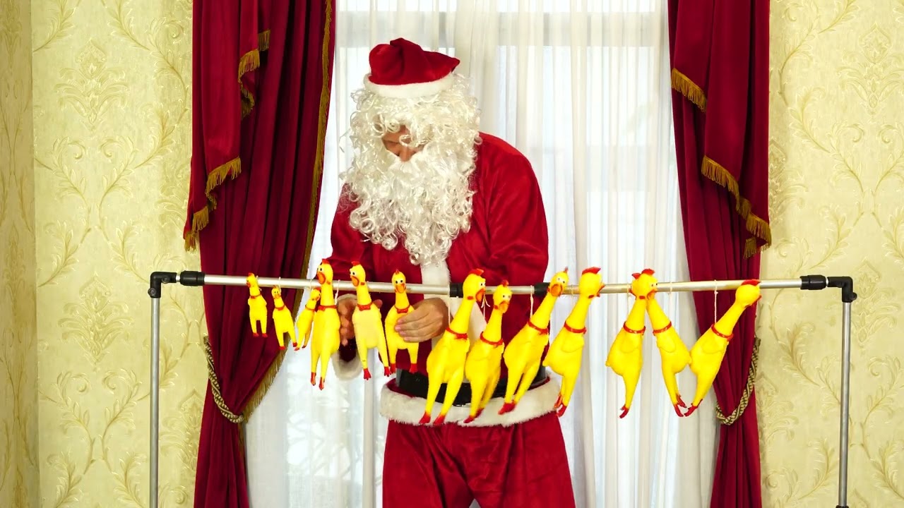 Jingle Bells on Rubber Chickens