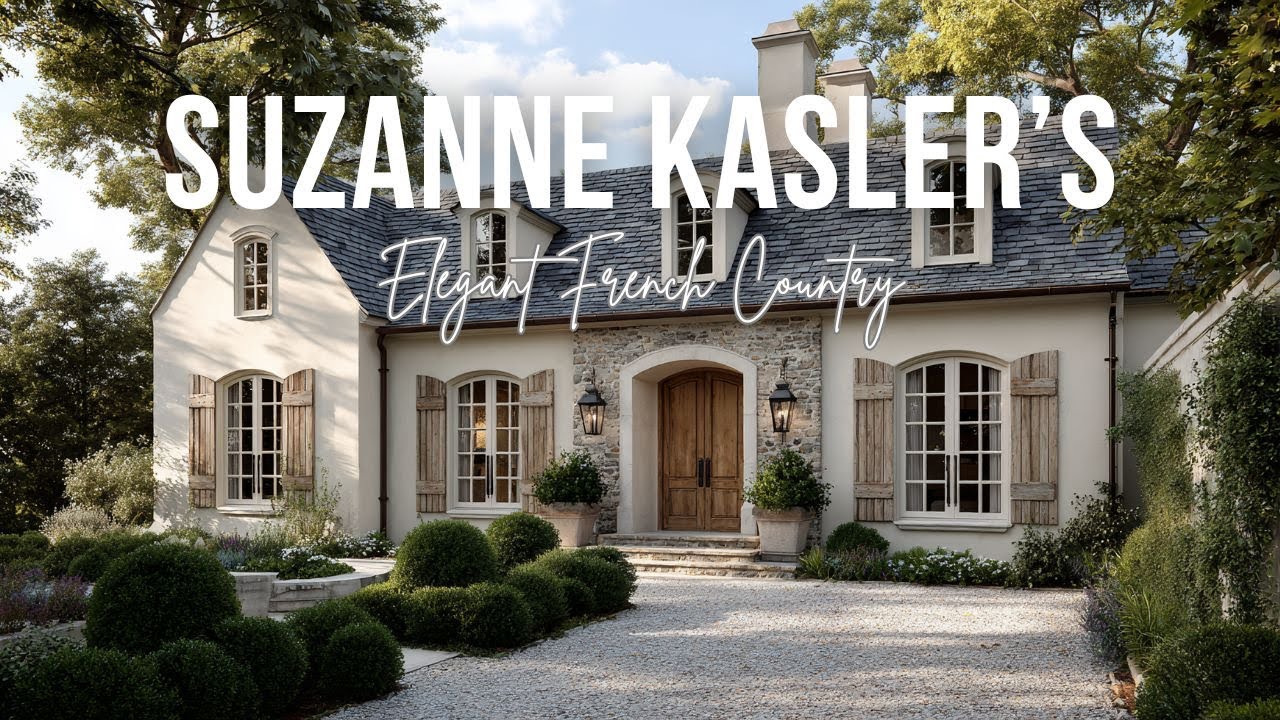 Elegant French Country House Inspired by Suzanne Kasler’s Iconic European Design Style