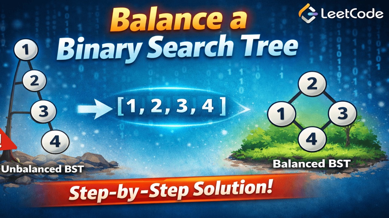 Feb 9, 2026 - Leetcode Problem #1382. Balance a Binary Search Tree