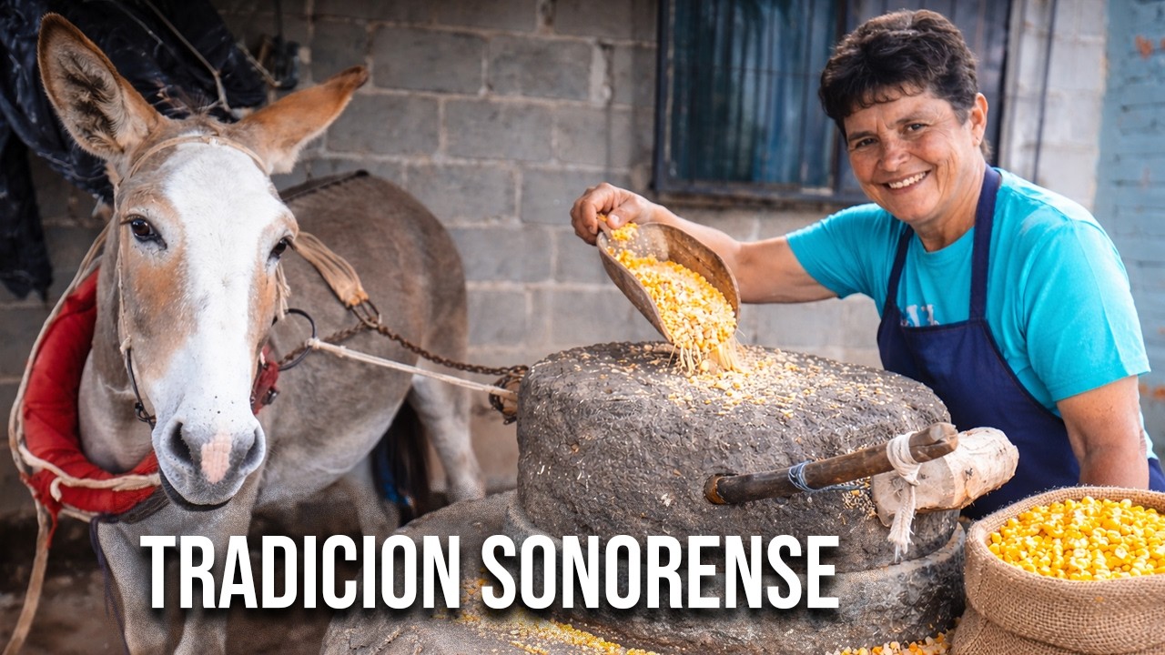 DESCUBRÍ cómo hacen el pinol ARTESANALMENTE en un RANCHO de Sonora 😱