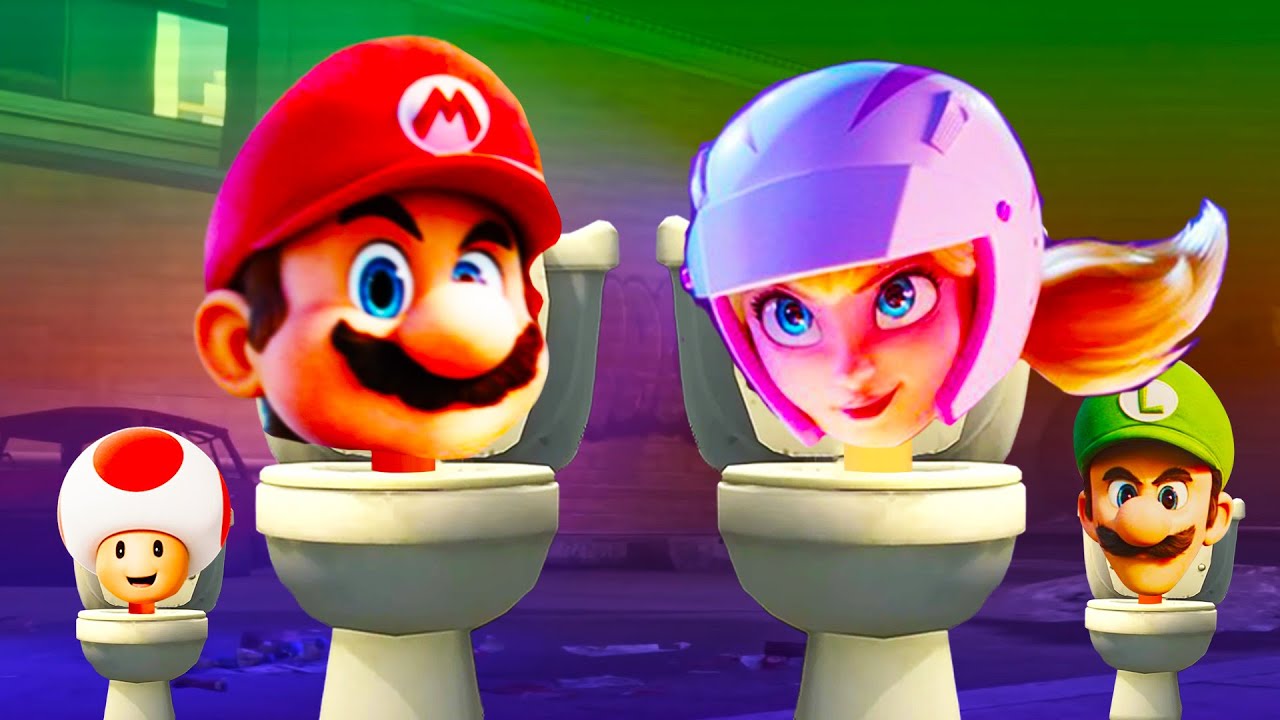 Super Mario Part 2 - Skibidi Toilet Meme Song (COVER)